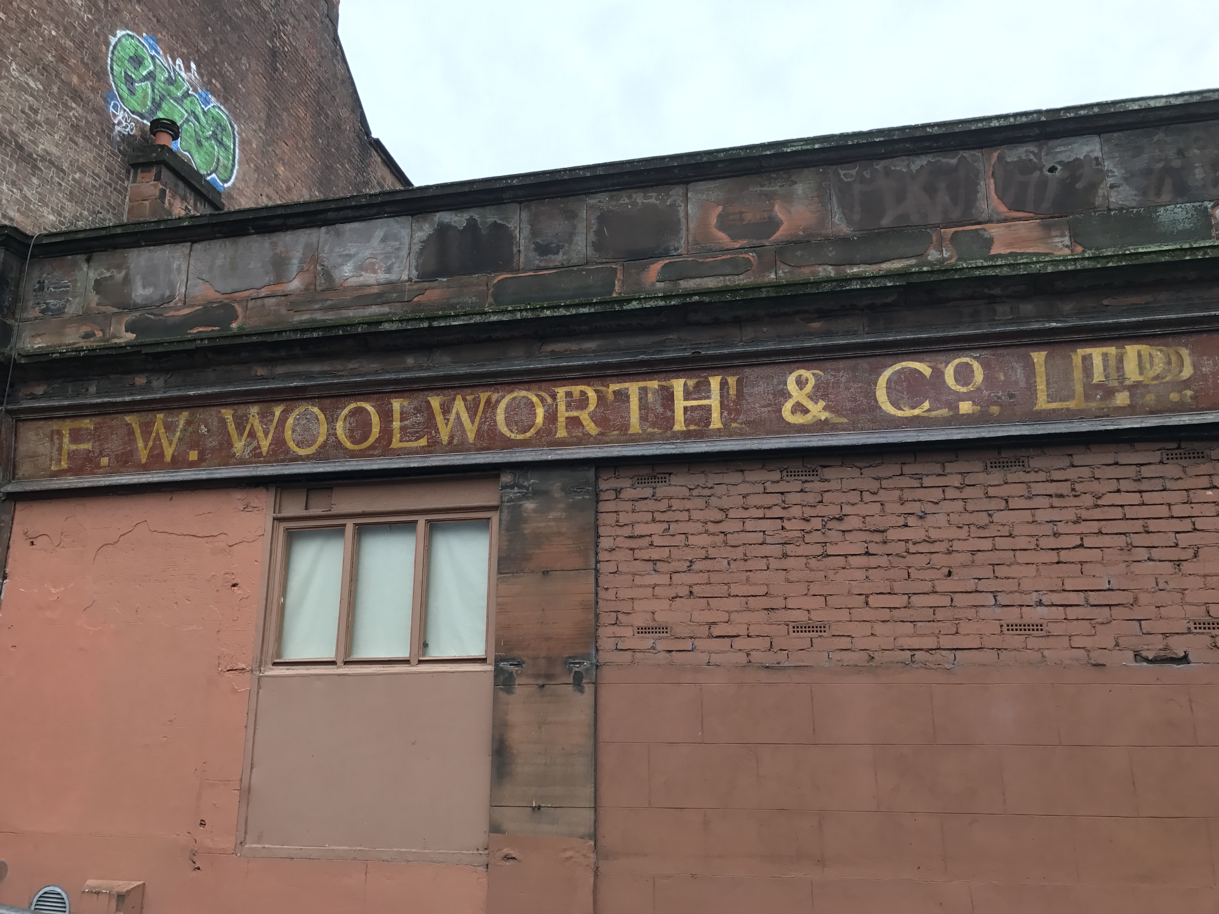 F.W.WOOLWORTH’S Sign.